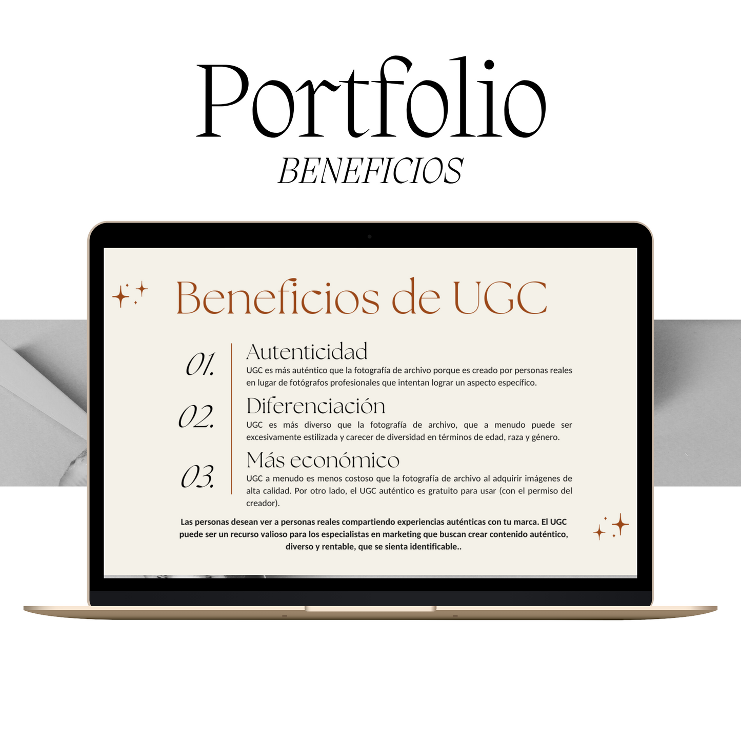 Plantilla de Portfolio UGC  (creador de contenido)