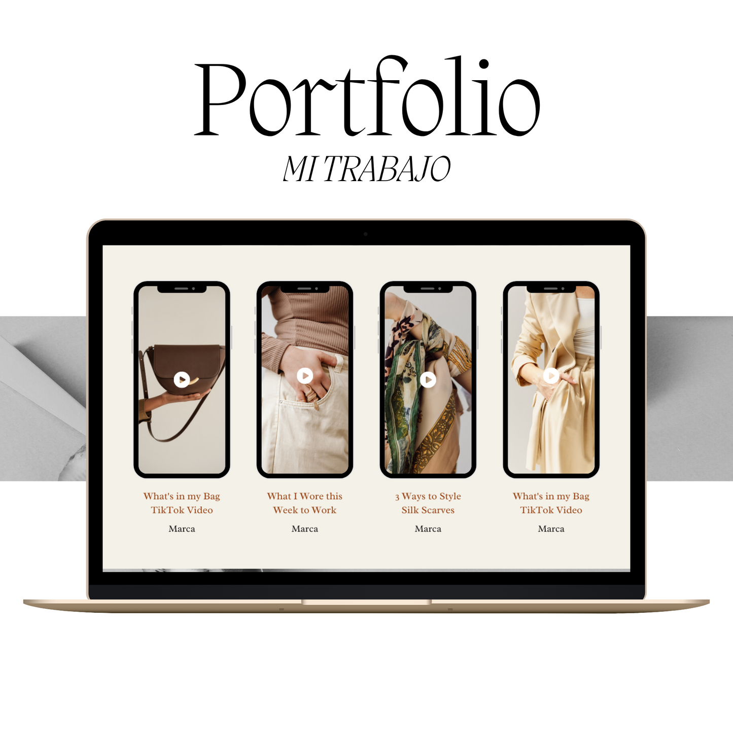 Plantilla de Portfolio UGC  (creador de contenido)