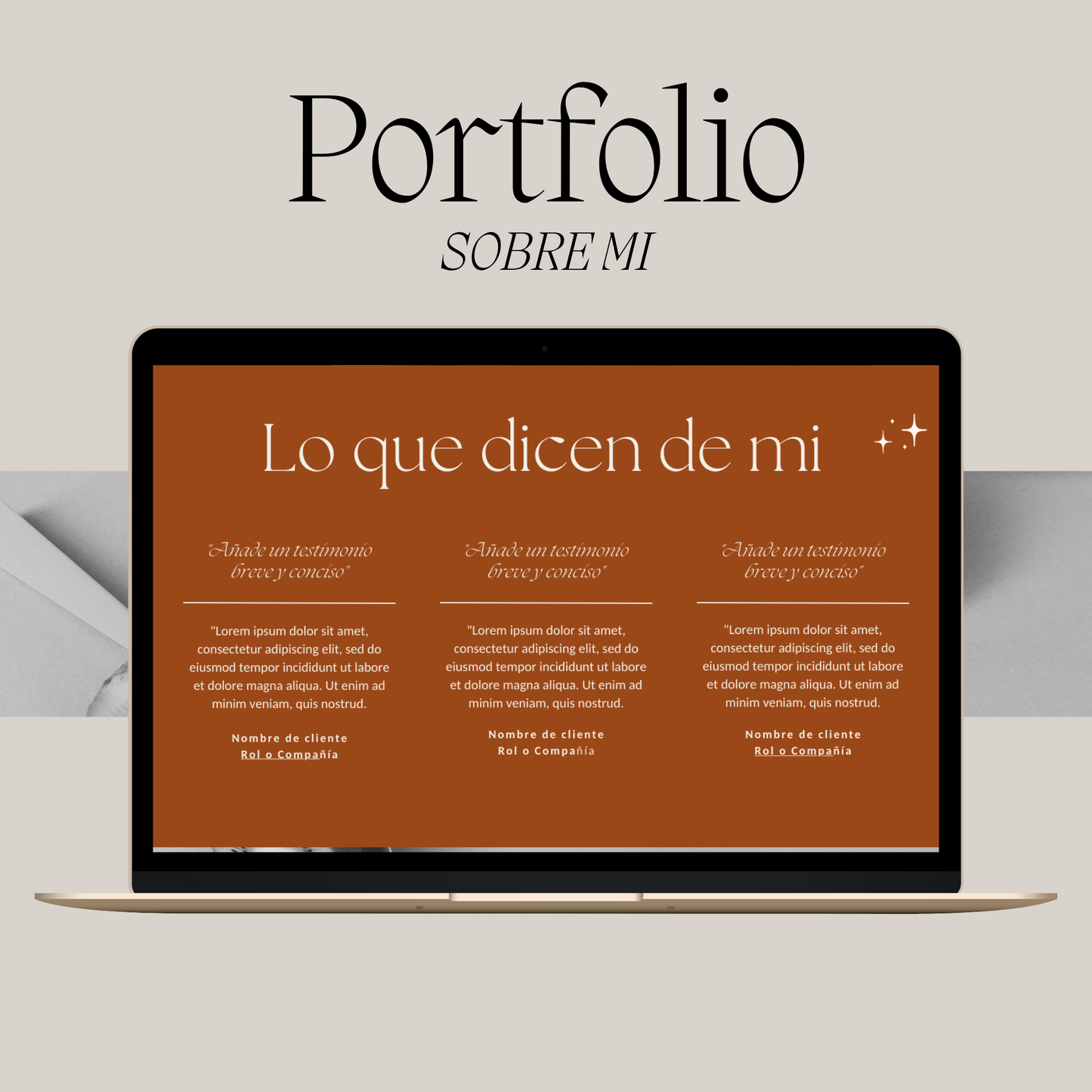 Plantilla de Portfolio UGC  (creador de contenido)