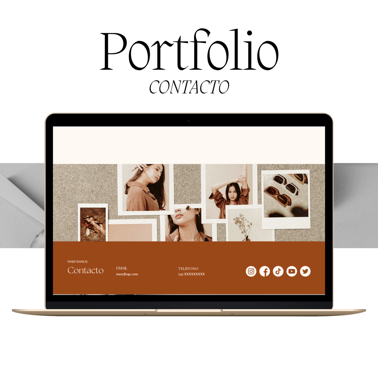 Plantilla de Portfolio UGC  (creador de contenido)