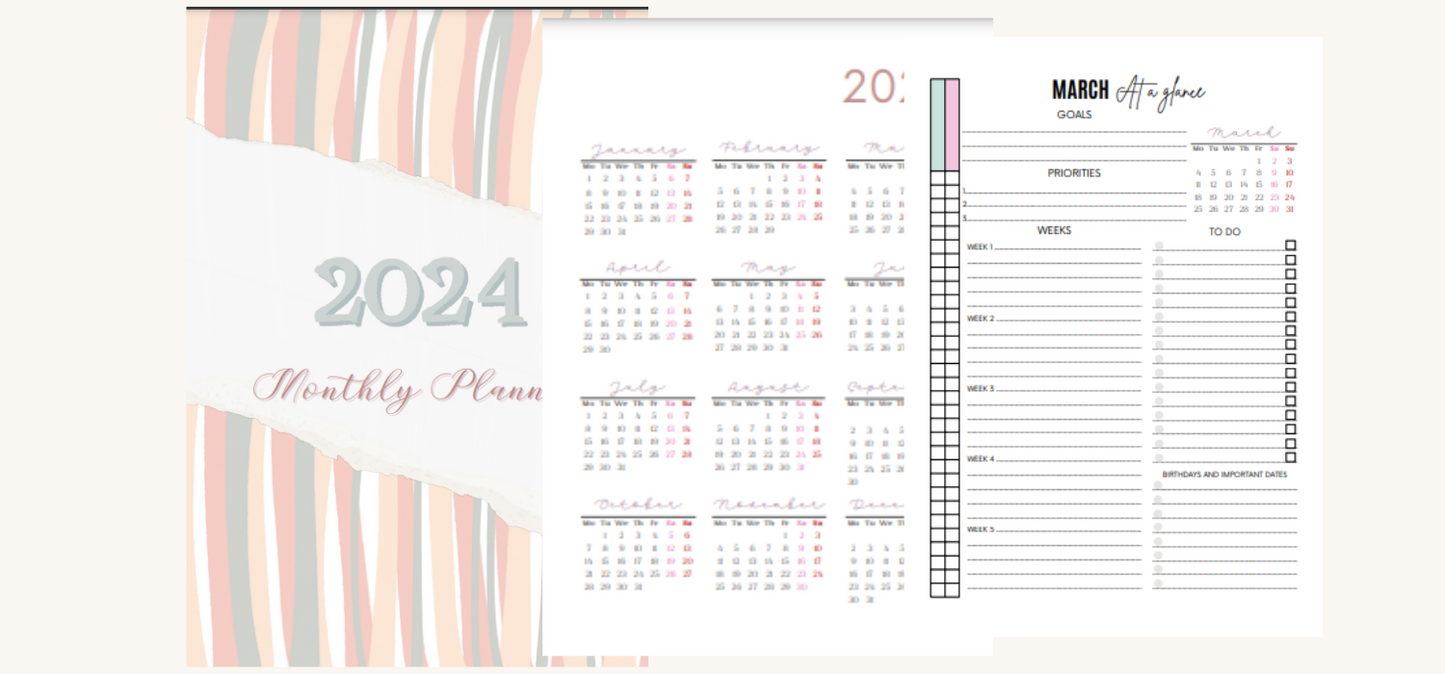 Agenda 2025 de redes sociales para Imprimir -PDF