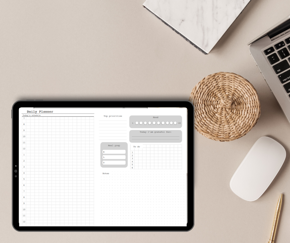 Agenda Digital para Redes Sociales Sin Fecha - Gratis Ipad y Tablet