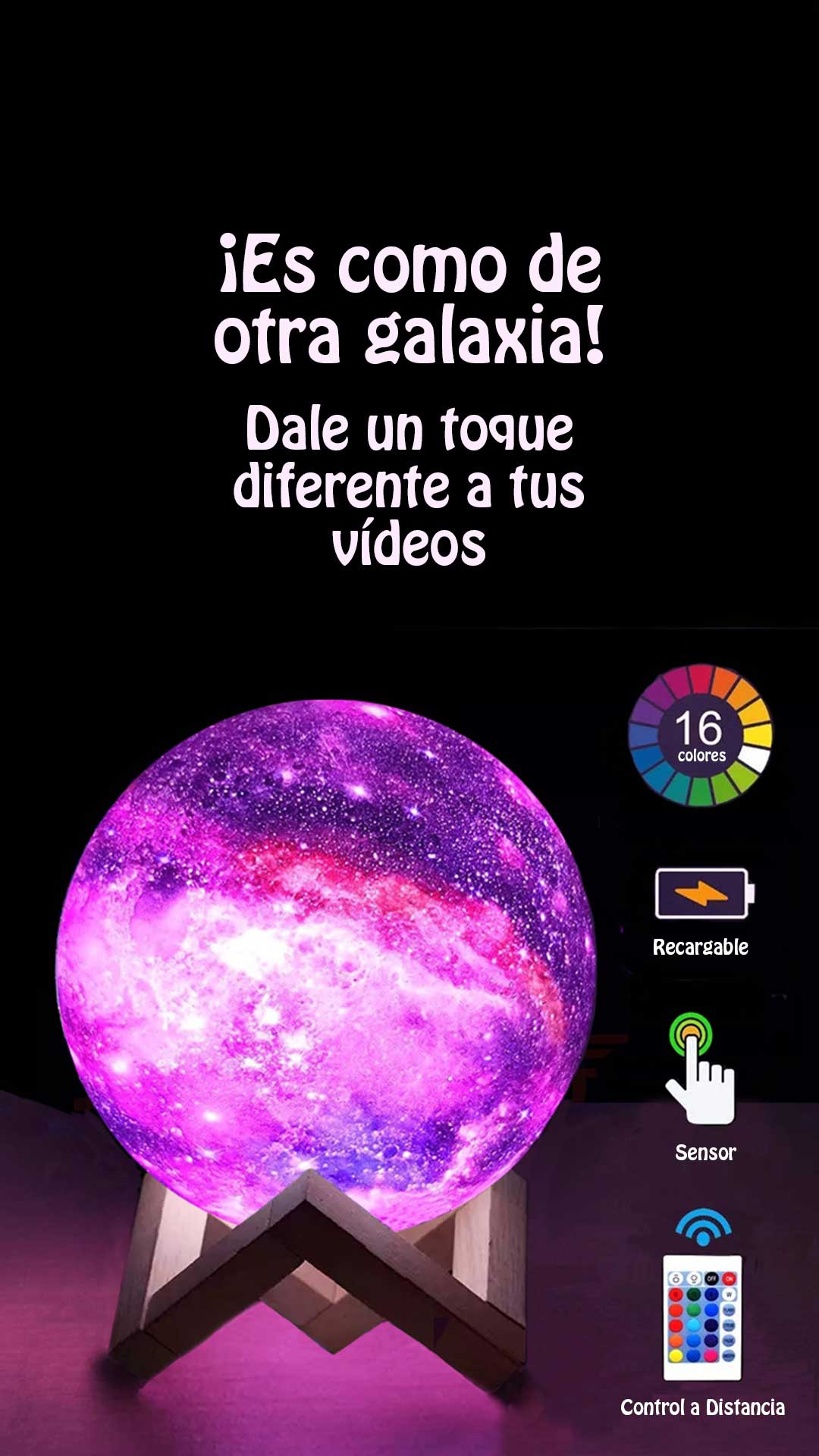 luz de luna bola decoracion