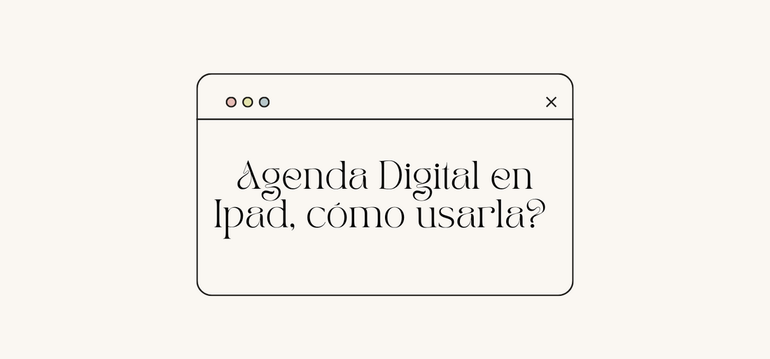 Cómo usar Agenda digital iPad