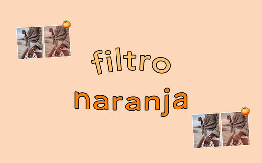 Filtro naranja en Instagram,