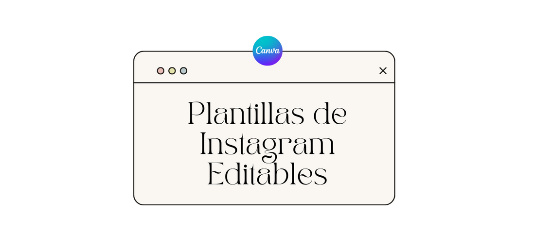 Plantilla instagram editable canva