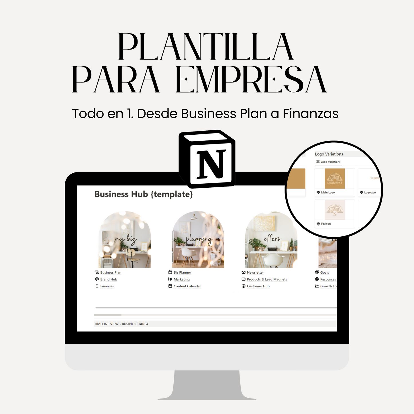 Plantilla Notion Empresa