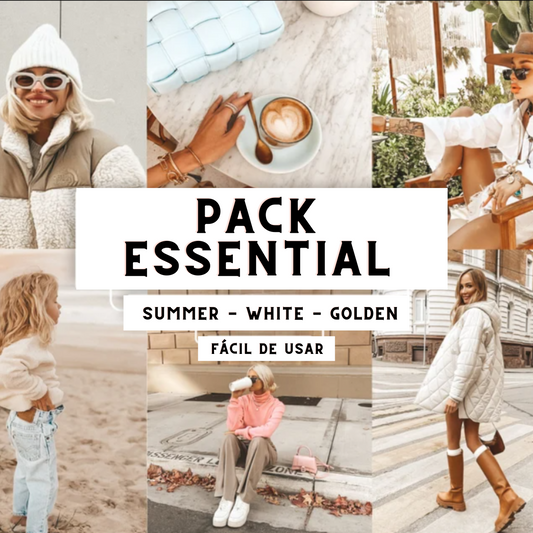 The essentials 🙌 Essential Pack (preset summer, white &amp; golden hour)