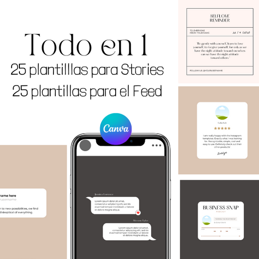 70 Plantillas para Feed de Instagram y Stories (Colección engagement)